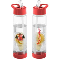 Personalised Sunderland AFC Crest Fruit Infuser Sports Water Bottle - 740ml