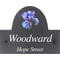 Personalised Iris Flower Motif Slate House Name Or Number Plaque/Sign - 25x20cm