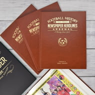 Personalised Newcastle United Football Club Newspaper Book A4
