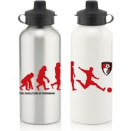Personalised AFC Bournemouth Player Evolution Aluminium Sports Water Bottle