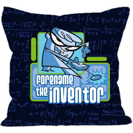 Personalised Dexter's Lab Inventor Cushion - 45x45cm