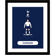 Personalised Tottenham Hotspur FC Player Figure Framed Print