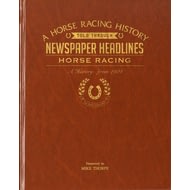 Personalised Horse Racing Historic Newspaper Book