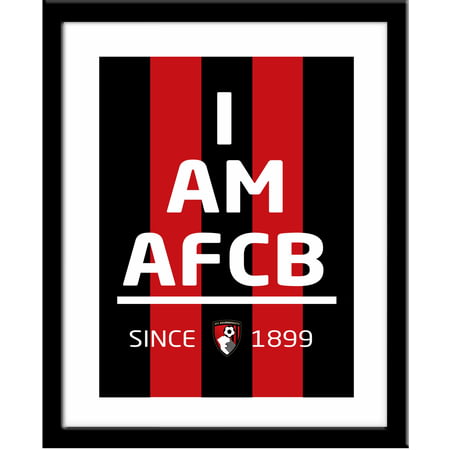 Personalised AFC Bournemouth I Am Framed Print