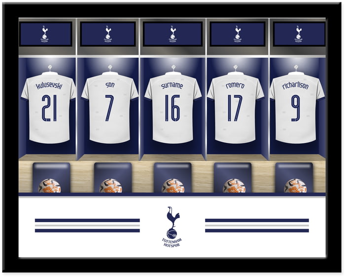 Tottenham hotspur store personalised shirt