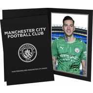 Personalised Manchester City FC Ederson Autograph Player Photo Folder