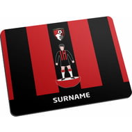 Personalised AFC Bournemouth Player Figure Mouse Mat