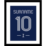 Personalised Tottenham Hotspur FC Retro Shirt Framed Print