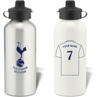 Personalised Tottenham Hotspur FC Shirt Aluminium Sports Water Bottle