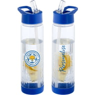 Personalised Leicester City FC Crest Fruit Infuser Sports Water Bottle - 740ml