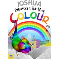 Personalised Name Discovers A World Of Colour Childrens Rhymes Book