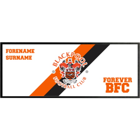 Personalised Blackpool FC Forever Regular Bar Runner