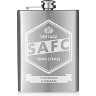 Personalised Sunderland AFC Vintage Hip Flask