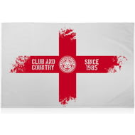 Personalised Leicester City FC Club And Country 8ft X 5ft Banner