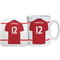 Personalised Middlesbrough FC Shirt Mug & Coaster Set