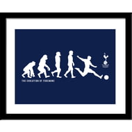 Personalised Tottenham Hotspur FC Evolution Framed Print