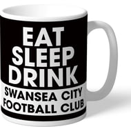 Personalised Swansea City AFC Eat Sleep Drink Mug