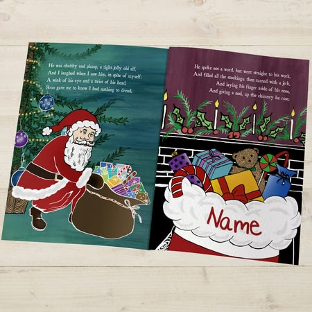 Personalised 'Twas The Night Before Christmas Story Book from Go Find A Gift