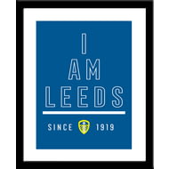 Personalised Leeds United FC I Am Framed Print