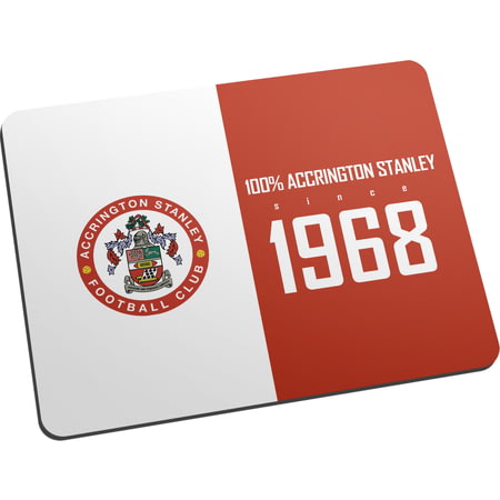 Personalised Accrington Stanley FC 100 Percent Mouse Mat