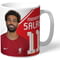 Personalised Liverpool FC Mo Salah Autograph Player Photo 11oz Ceramic Mug
