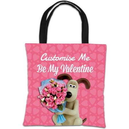 Personalised Wallace And Gromit "Be My Valentine" Tote Bag