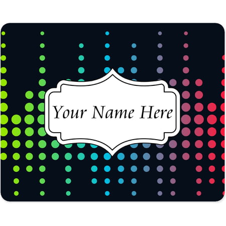 Personalised Disco Lights Sound Pattern Mouse Mat