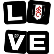 Personalised Fulham FC Love Coasters (x4)
