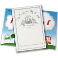 Personalised The Story Of My Name Embossed Classic Childrens Story Book