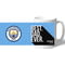 Personalised Manchester City FC Best Dad Ever Mug
