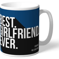 Personalised Cardiff City Best Girlfriend Ever Mug