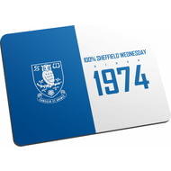 Personalised Sheffield Wednesday FC 100 Percent Mouse Mat