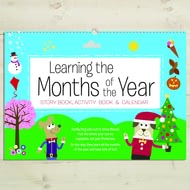 Personalised Childrens Activity Book Learning The Months Of The Year
