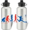 Personalised Crystal Palace FC Player Evolution Aluminium Sports Water Bottle