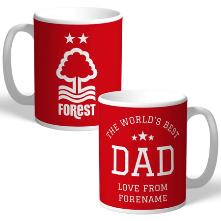 Personalised Nottingham Forest FC World's Best Dad Mug