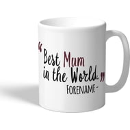 Personalised West Ham United Best Mum In The World Mug