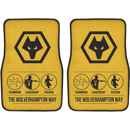 Personalised Wolves Way Front Car Mats