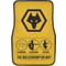 Personalised Wolves Way Front Car Mats