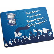 Personalised Birmingham City FC Legend Mouse Mat