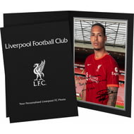 Personalised Liverpool FC Van Dijk Autograph Player Photo Folder