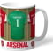 Personalised Arsenal FC Goalkeeper Dressing Room Shirts Mug