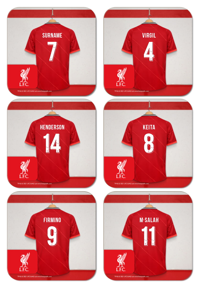 Personalised Liverpool FC Dressing Room 