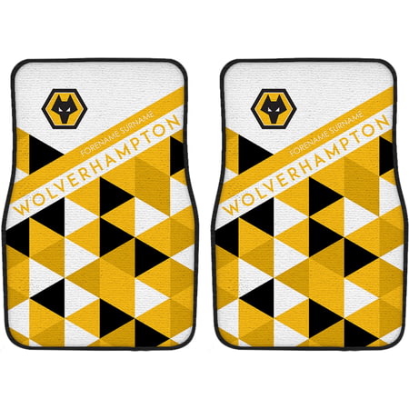 Personalised Wolves Patterned Front Car Mats