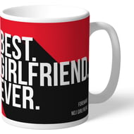 Personalised Nottingham Forest Best Girlfriend Ever Mug