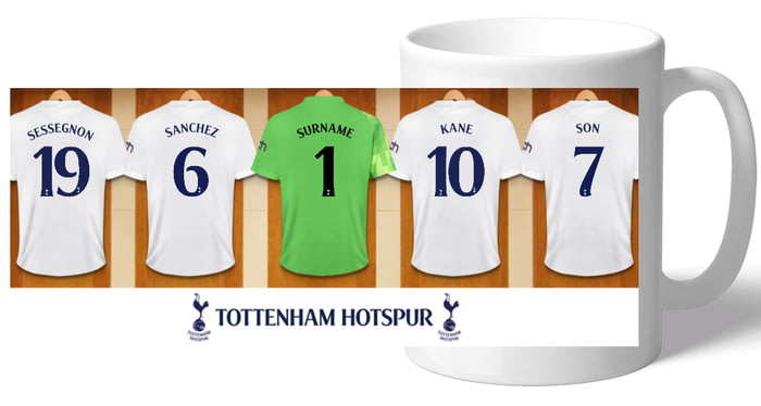 personalised tottenham football shirts