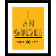 Personalised Wolves FC I Am Framed Print
