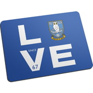 Personalised Sheffield Wednesday Love Mouse Mat